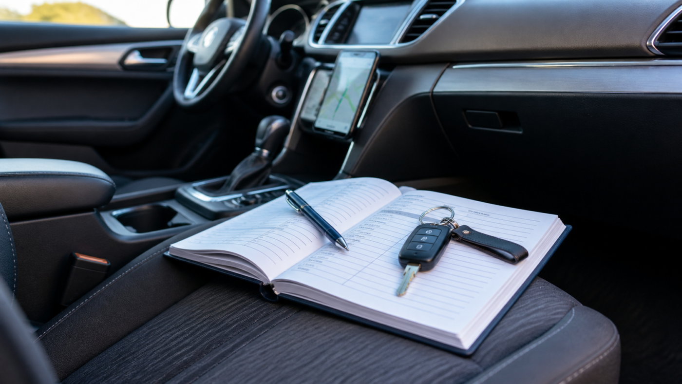 Fahrtenbuch führen: Pflicht, Vorlagen und was hineingehört