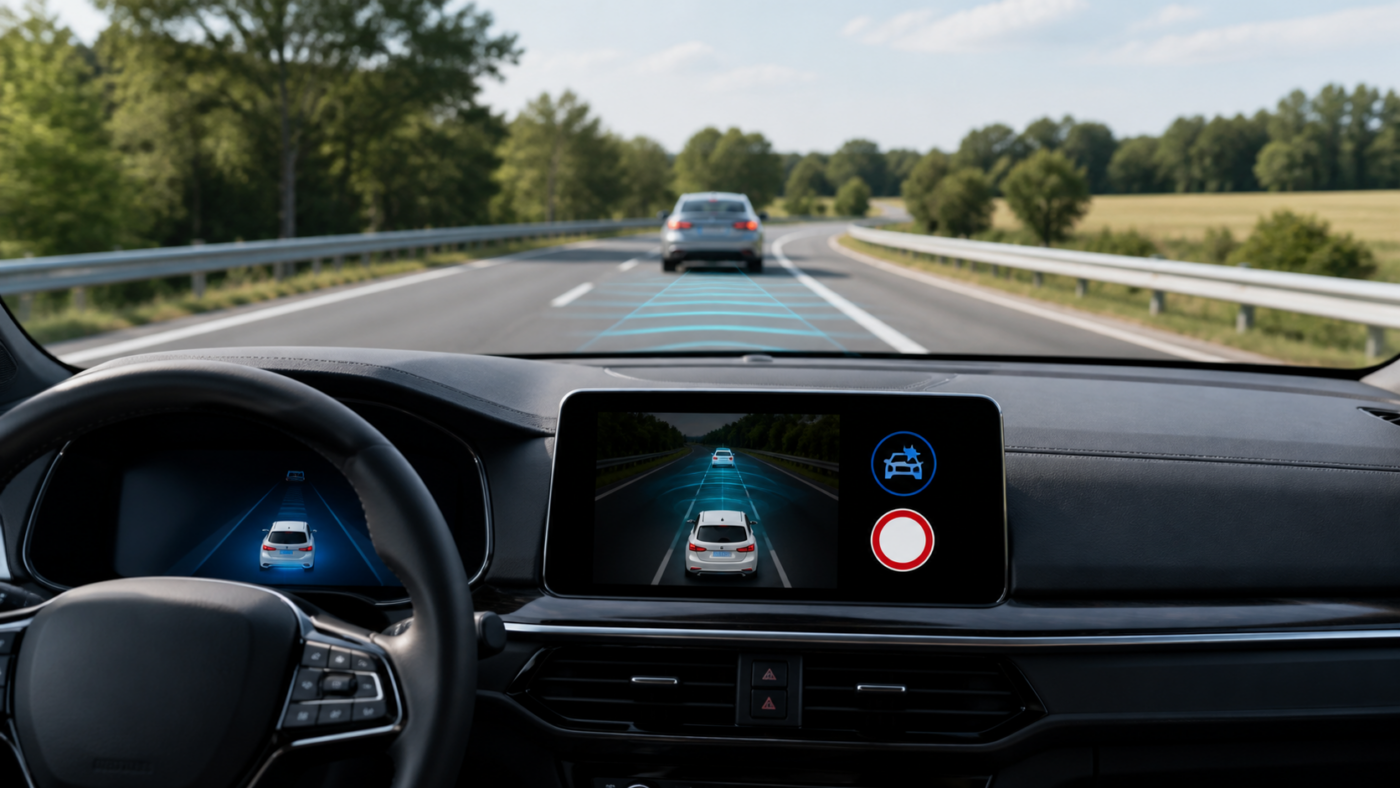 Notbremsassistent und Tempolimit-Warner: Diese Systeme sind ab Juli 2026 in jedem Neuwagen Pflicht