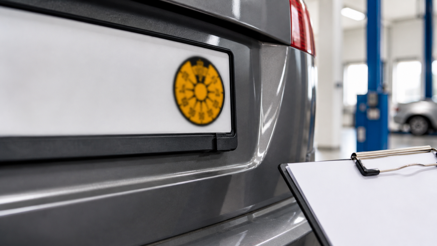 TÜV-Plakette 2026: Welche Farbe was bedeutet und wann dein Auto fällig ist